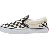 Vans Classic Slip-On Skate Shoe - Kids' (checkerboard) Black/True White, 12.0