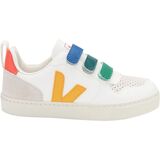 Veja V-10 Velcro Sneaker - Kids' Multicolor/Extra White/Ouro, 13.5