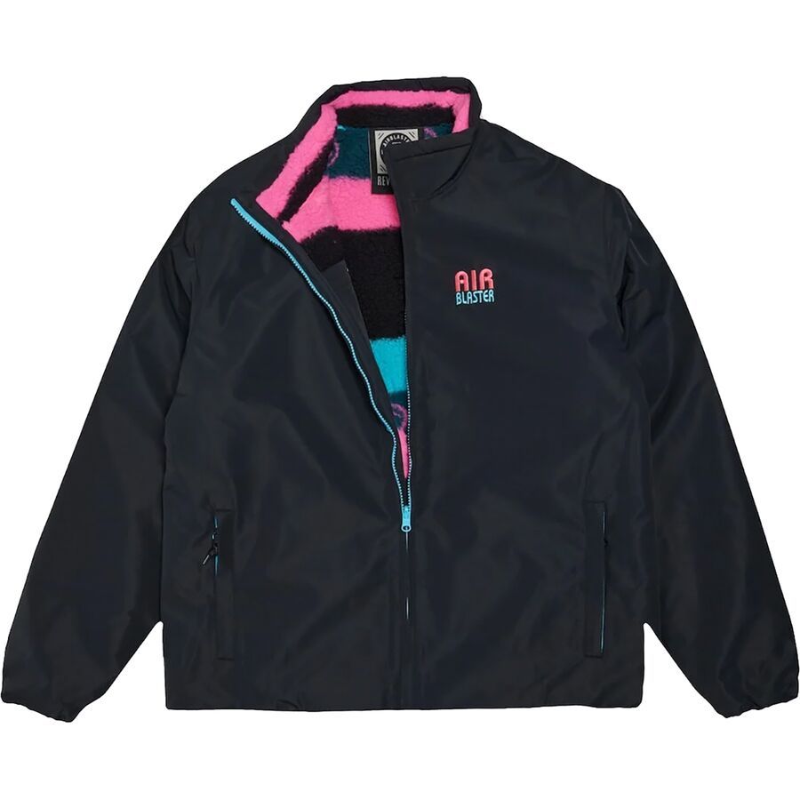 AIRBLASTER Double Puff Jacket XL 黒 パープル HOTBIGSTR.jpg