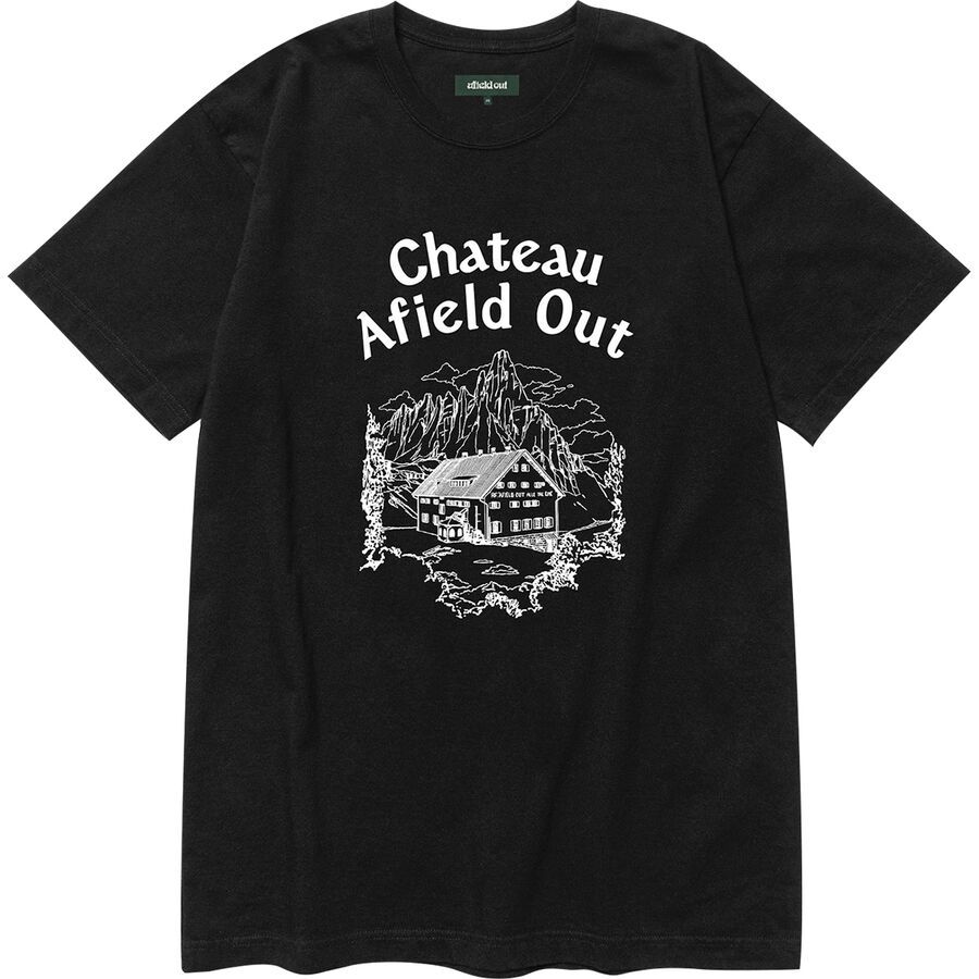 (取寄) アフィールドアウト メンズ シャトー T-シャツ - メンズ Afield Out men Chateau T-Shirt - Men's Black Afield Out Chateau T-Shirt - Men's - Clothing