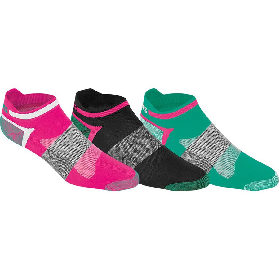 Asics Quick Lyte Single Tab Ultra-Light Running Socks - 3-Pack - Women ...
