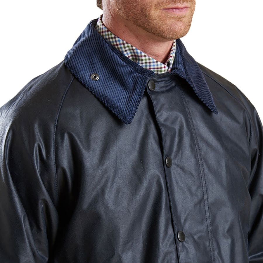 navy blue barbour jacket mens