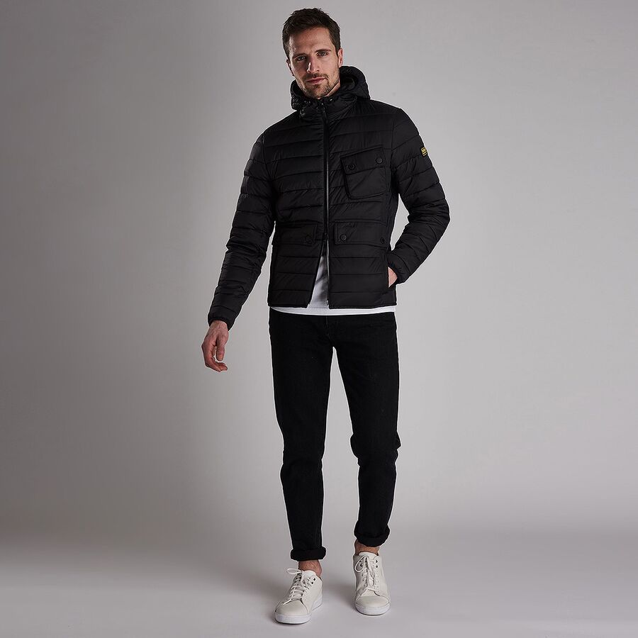 ouston hooded quilted jacket