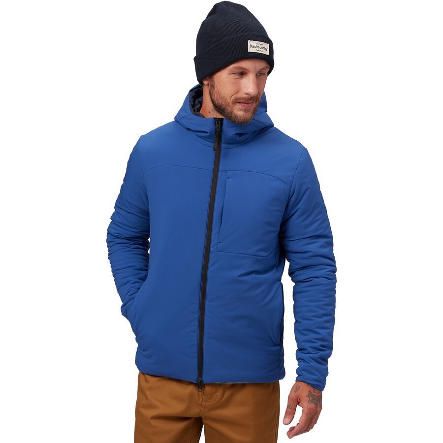 synthetic hooded jacket