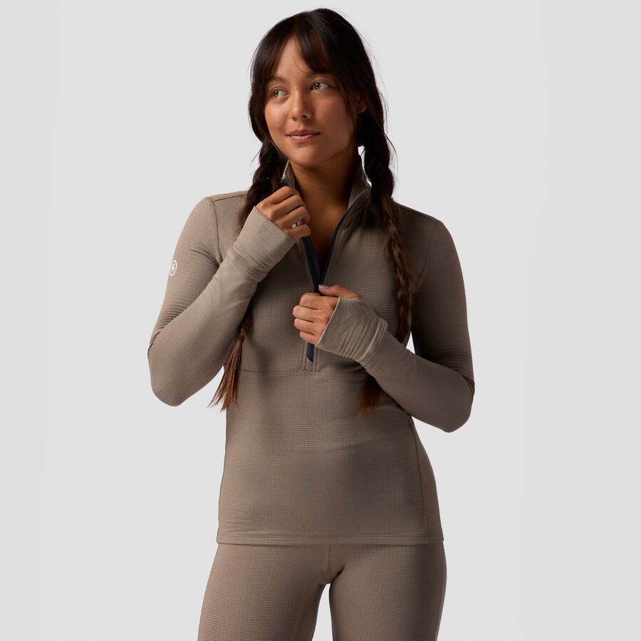 Backcountry Pines Microgrid Ultra-Lt Baselayer 1/4-Zip Top