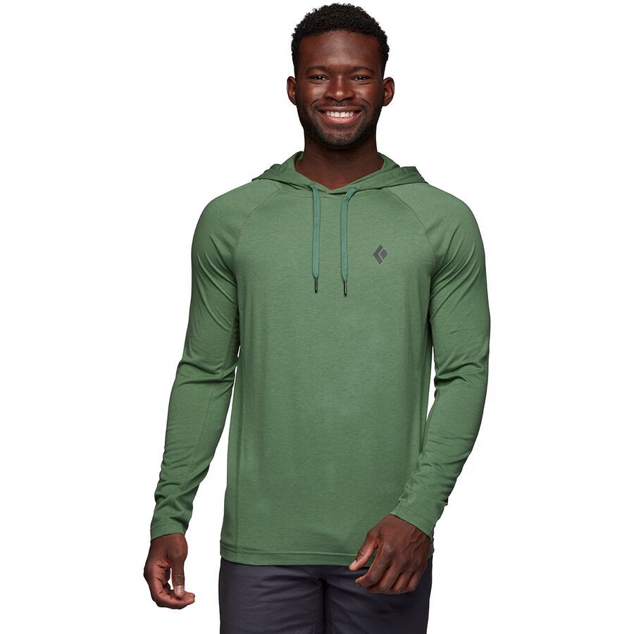 Pull à Capuche Homme Wild Diamond Noir XL – Sport Outdoor, Imprimé Graphique