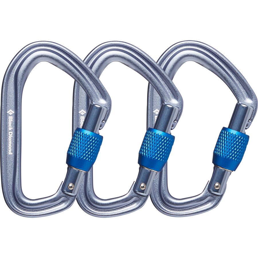 Black Diamond HotForge Screwgate Carabiner 3 Pack Climb