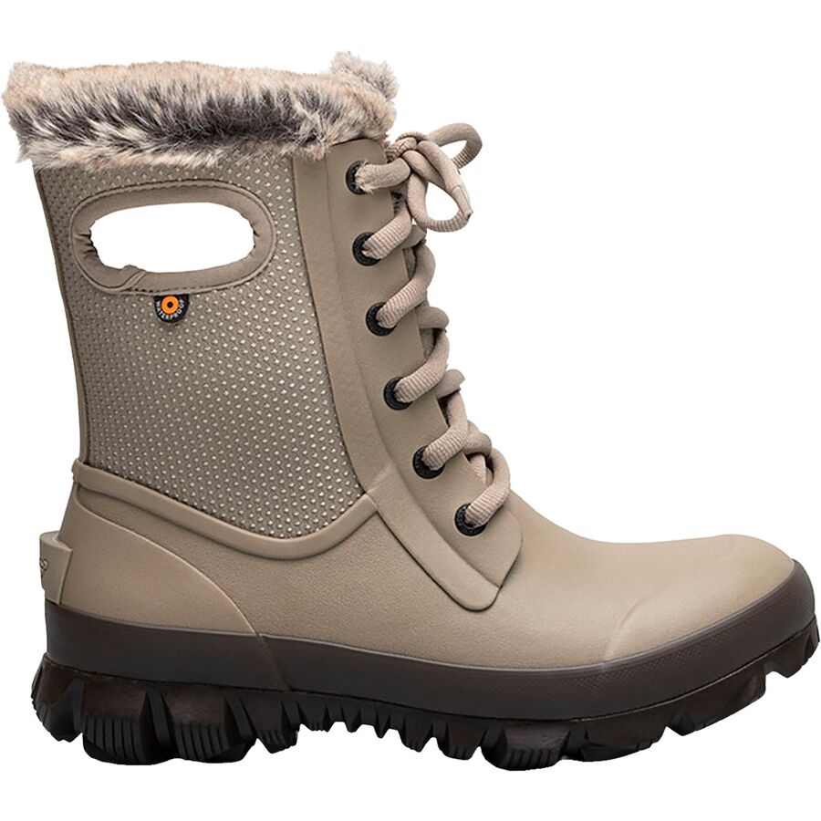 Bottes Mi-longues Bogs Arcata Femme - Taille 9, Cuir Imperméable, Doublure Fausse Fourrure - Occasion Très Bon état