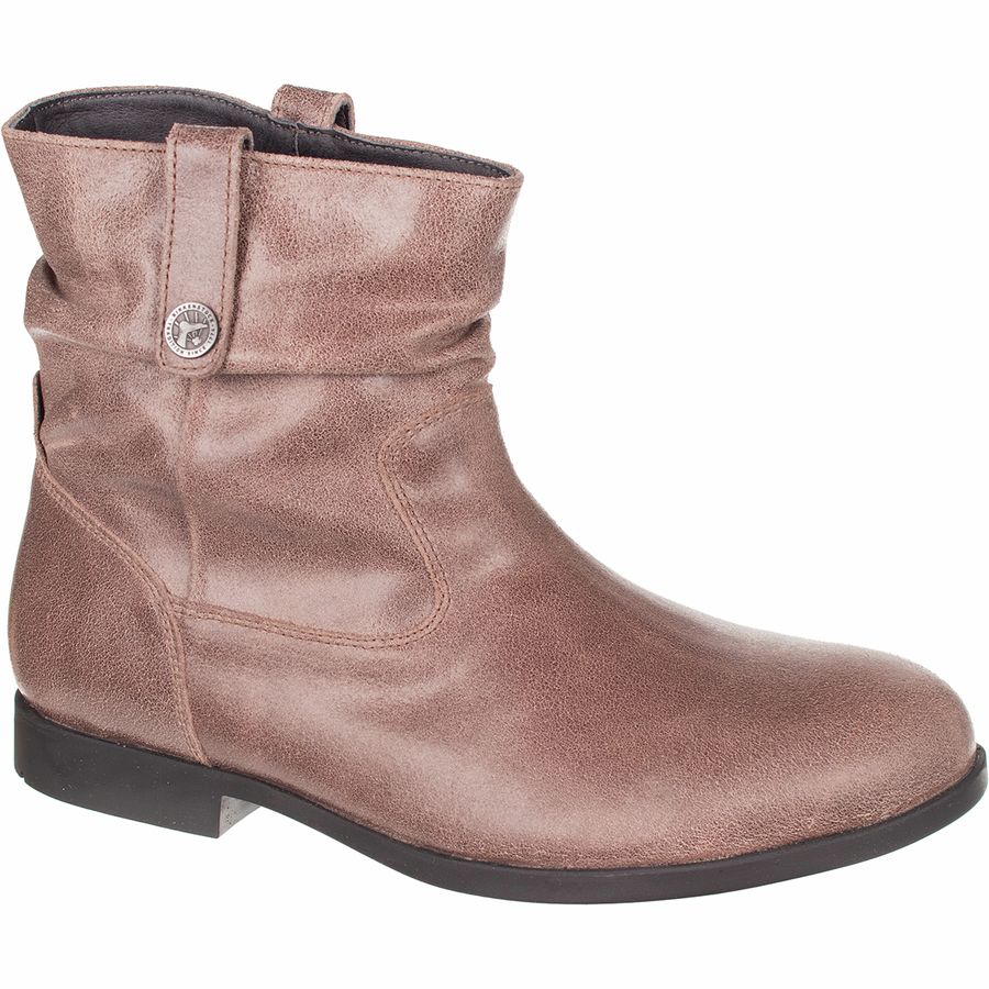 birkenstock women's sarnia waxed suede boot