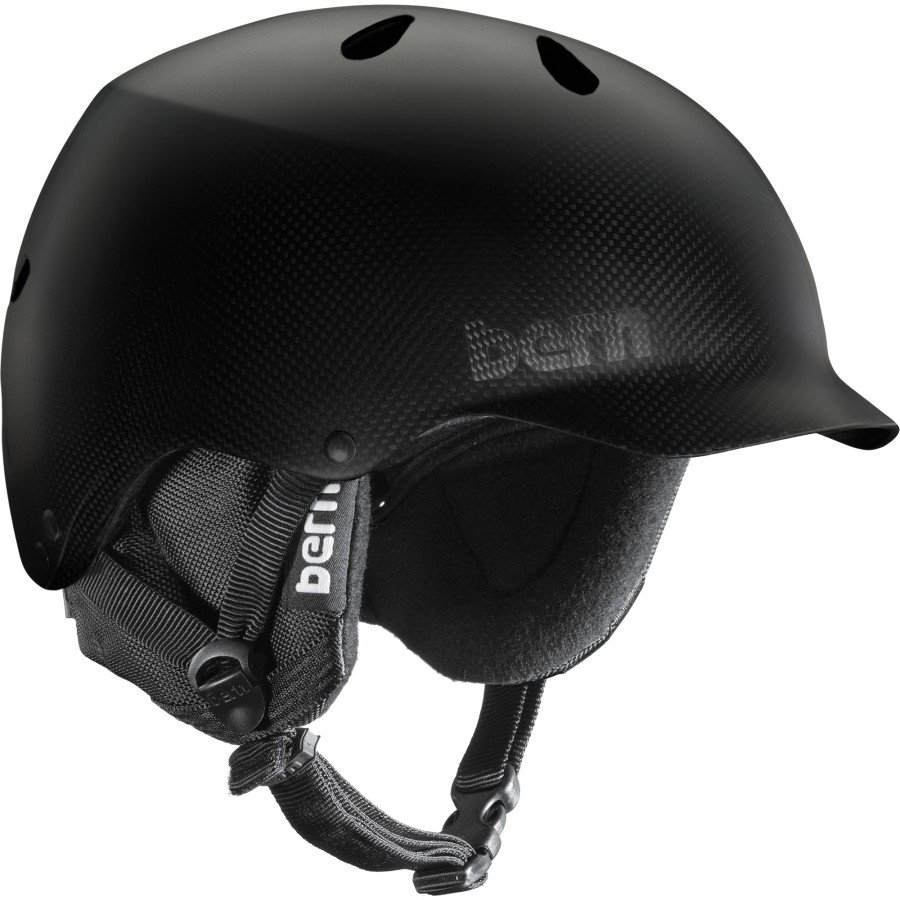 bern watts carbon fiber snowboard helmet Winter (Barn Deal) performing helmet designed for alpine skiing Bern Watts Carbon Fiber Snowboard