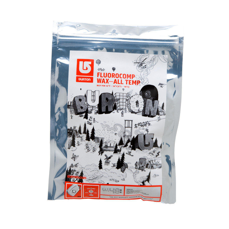 burton fluoro paste all temp snowboard wax F4 Glidewax 75ml The paste container contains sponge applicator. The Essential Guide to Snowboard