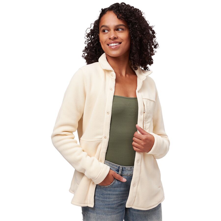cream fleece jacket womens
