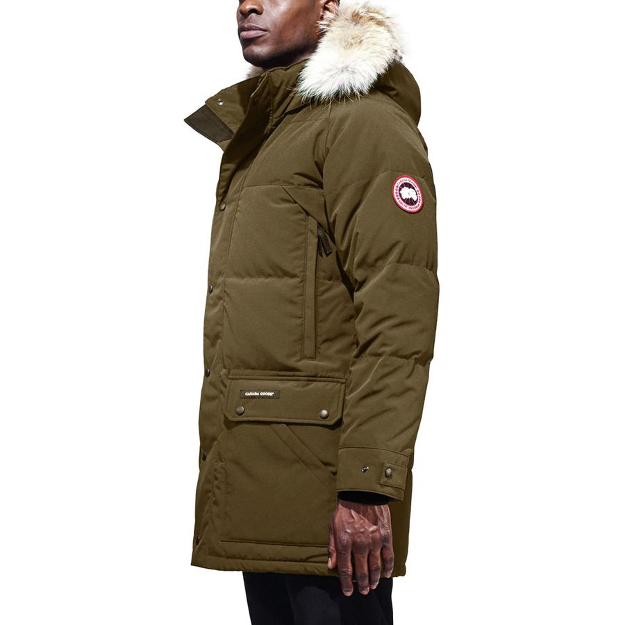 canada goose emory parka military green