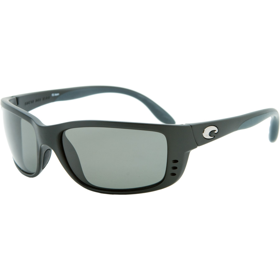 Costa Del Mar Zane 580G Sunglasses Costa Del Mar Mens Zane Matte Black Frame - Blue Mirror 580  main image 4
