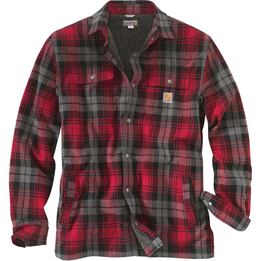 Carhartt Hubbard Sherpa-Lined Shirt Jacket - Men's - Clothing