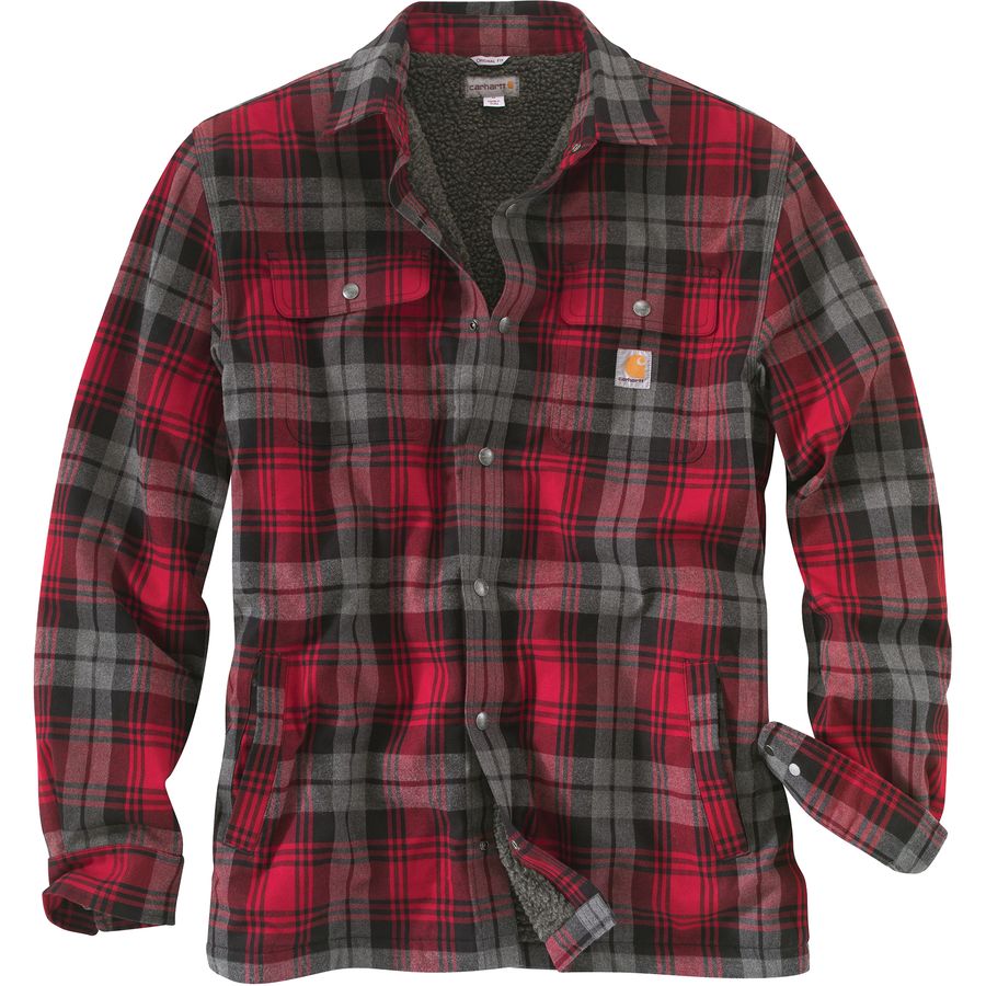 Carhartt Hubbard Shirt Red | twowaystreet.org