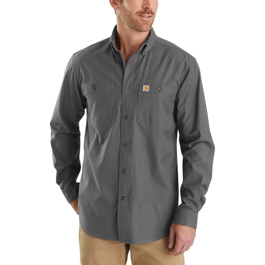 Carhartt Rugged Flex Midweight Canvas Long-Sleeve Shirt - Men's