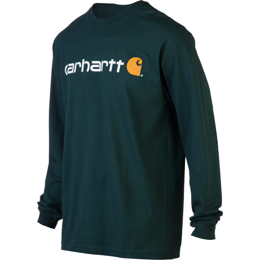 Carhartt Signature Logo T-Shirt - Long-Sleeve - Men's | Backcountry.com
