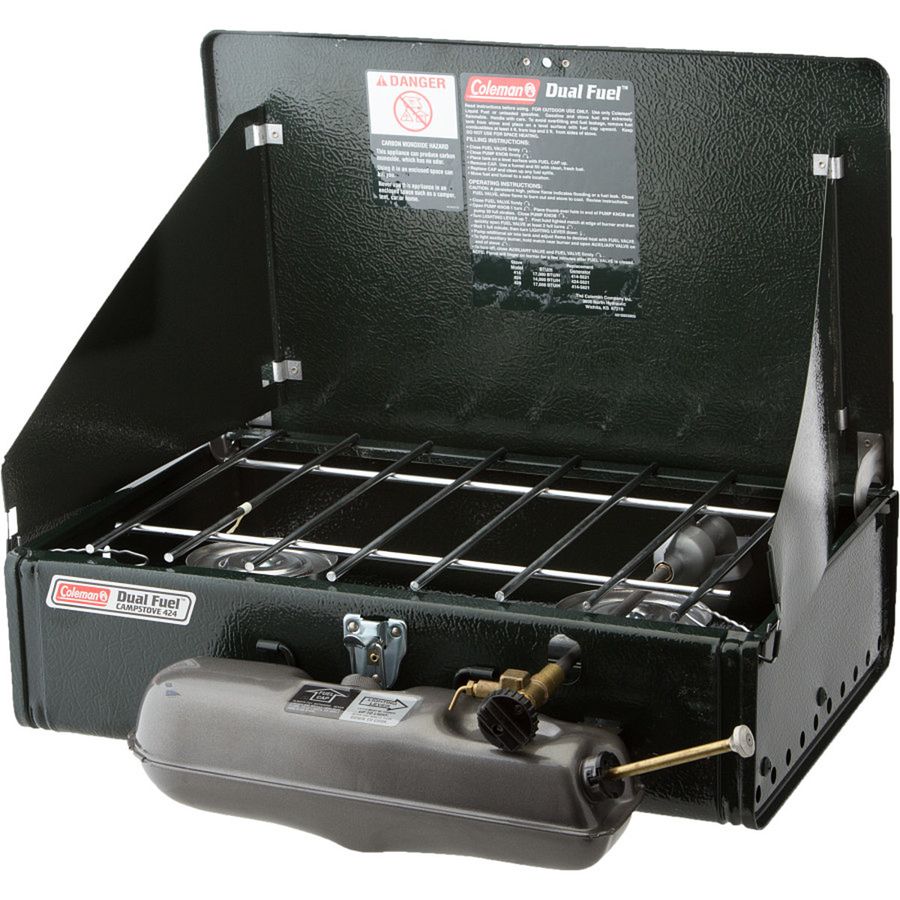 Coleman 2 Burner Dual Fuel Standard Stove - Hike & Camp