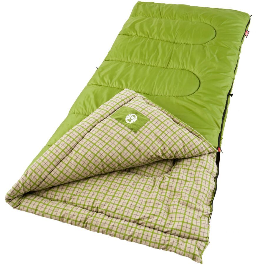 アウトドア寝具 Coleman ADVENTURE FLEECE SLEEPING BAG Coleman Green Valley Cool Weather Sleeping Bag: 30F Synthetic