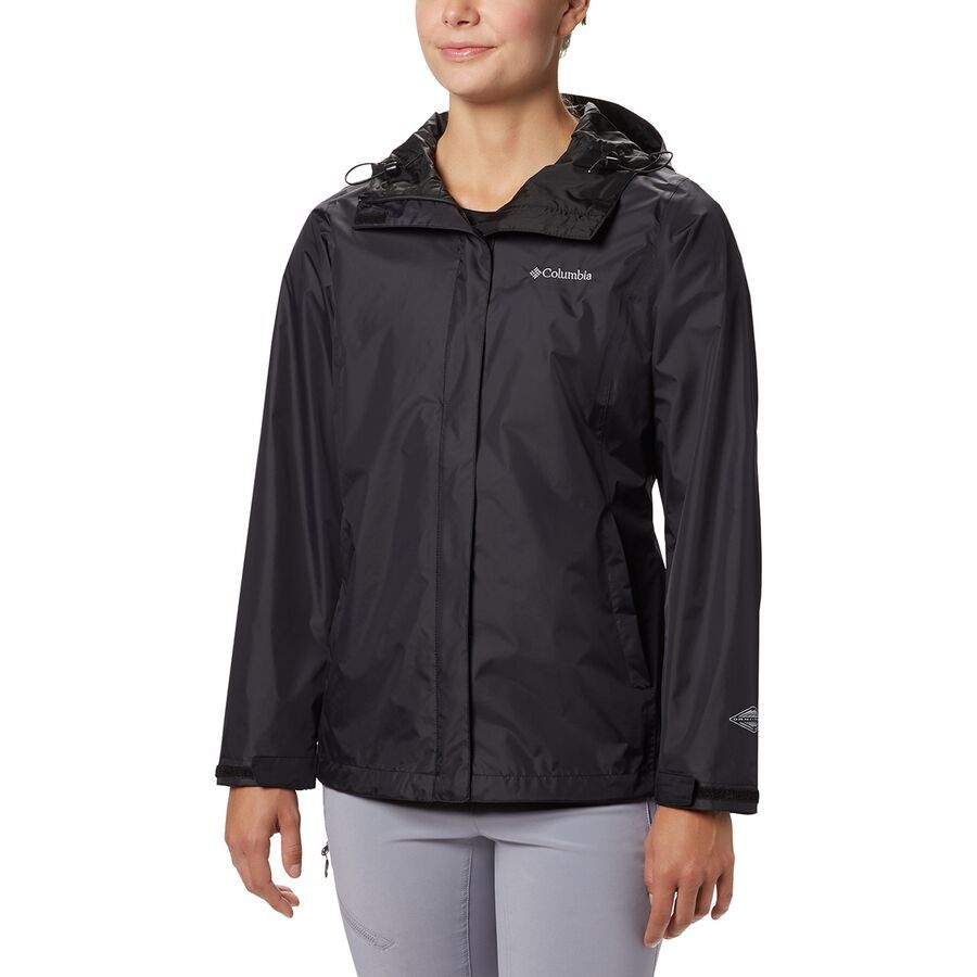 Rain jackets ladies Kirkland Signature Ladies' Trench Rain Jacket WaterproofBreathable and Wind ResistantDetachable Zip Hood.