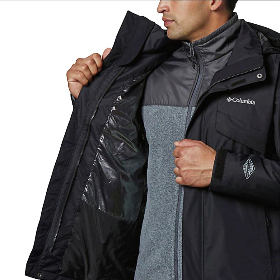 columbia men's bugaboo ii insulated interchange jacket