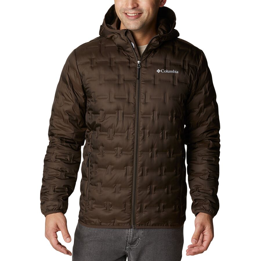 Columbia Men's Delta Ridge Down Hooded Jacket - XL - Brown