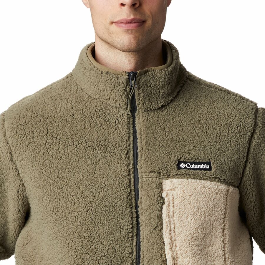 columbia mountain side heavyweight fleece vest