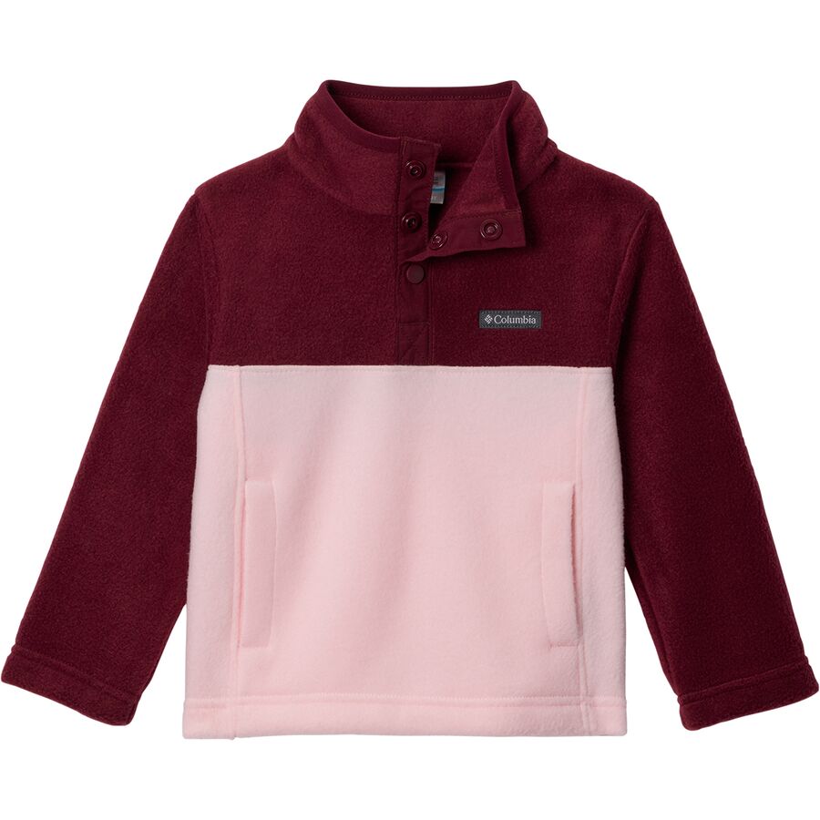 Pull Polaire Enfant Columbia à 1/4 Boutons – Doux, Chaud & Pratique – Plusieurs Coloris