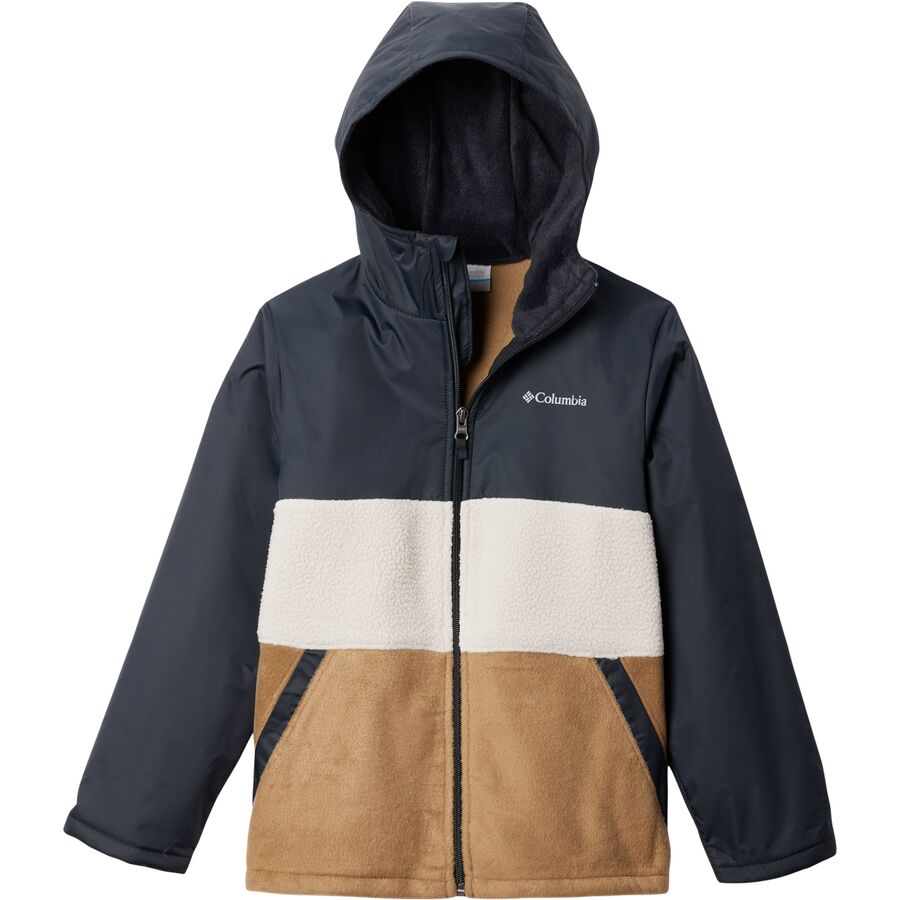 Columbia Steens Mtn II Novelty Hooded Fleece Jacket Boys Kids