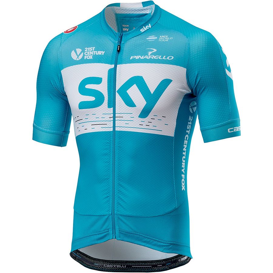 Castelli Team Sky Aero Race 5.2 Full-Zip Jersey - Men's - Bike