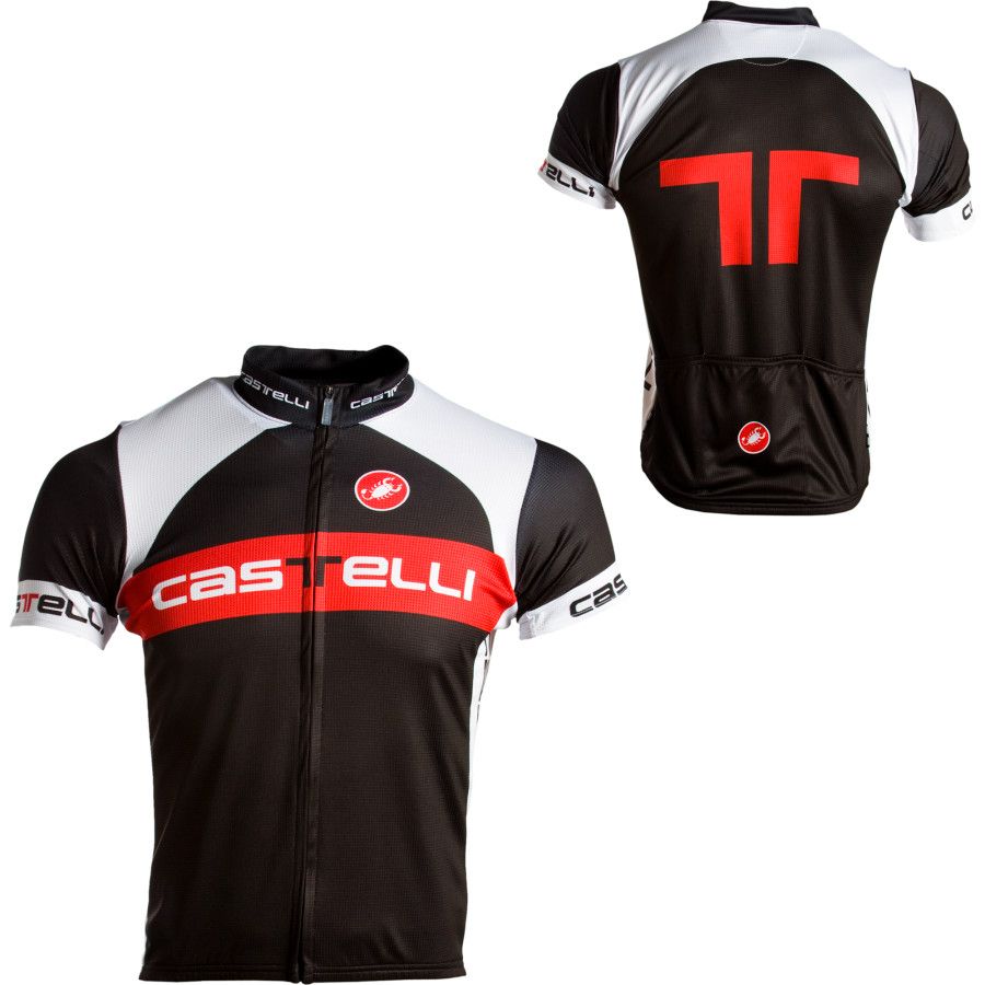 Castelli Podium Collection - Bormio Red Jersey - Short-Sleeve