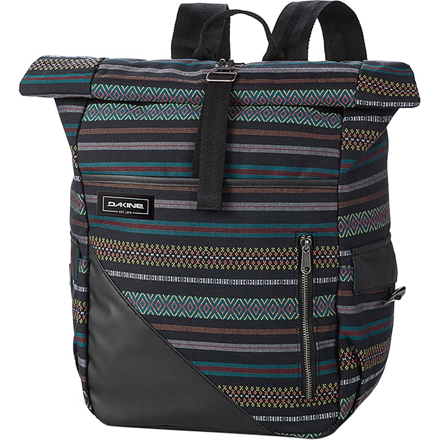 Dakine Dover 18L Roll Top Padded Laptop/IPad Backpack Ikat Pattern Dakine Dover 18L Folder Over Backpack Multicolor | eBay main image 2