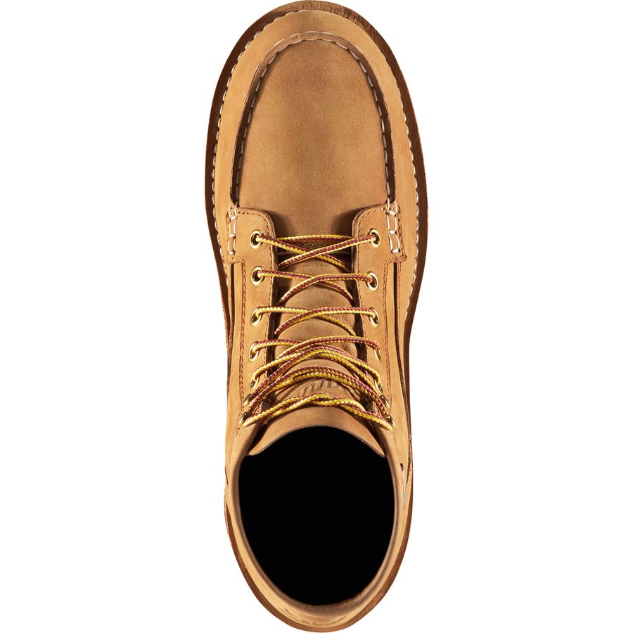 danner men's bull run moc toe work boot
