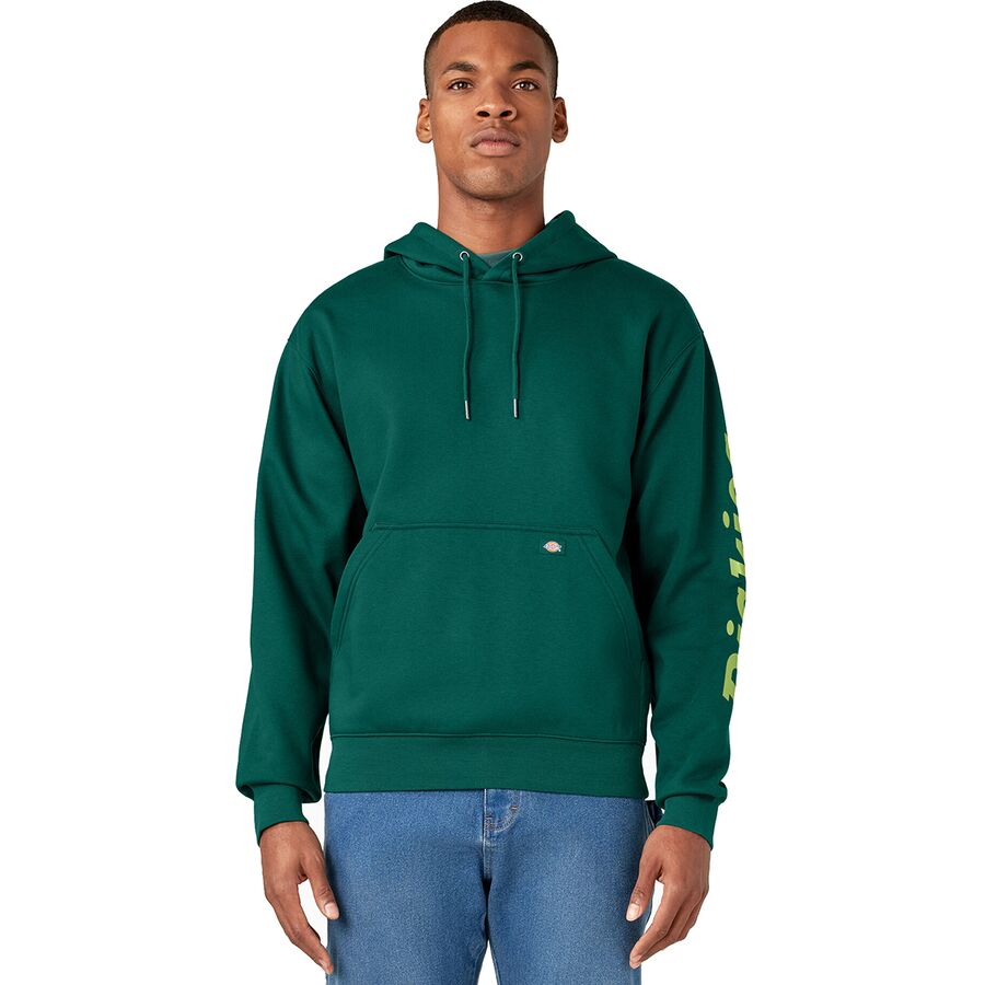 Dickies - Central High Pile Hooded Black - Felpa con zip