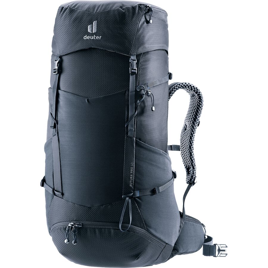 deuter act trail pro 40 ultralight hiking backpack Futura D3401321-1374 Men's Mountaineering Backpack, Atlantic x Ink, 2021 Model : Sports & Outdoors forward adjustment Futura Pro 40 - Black
