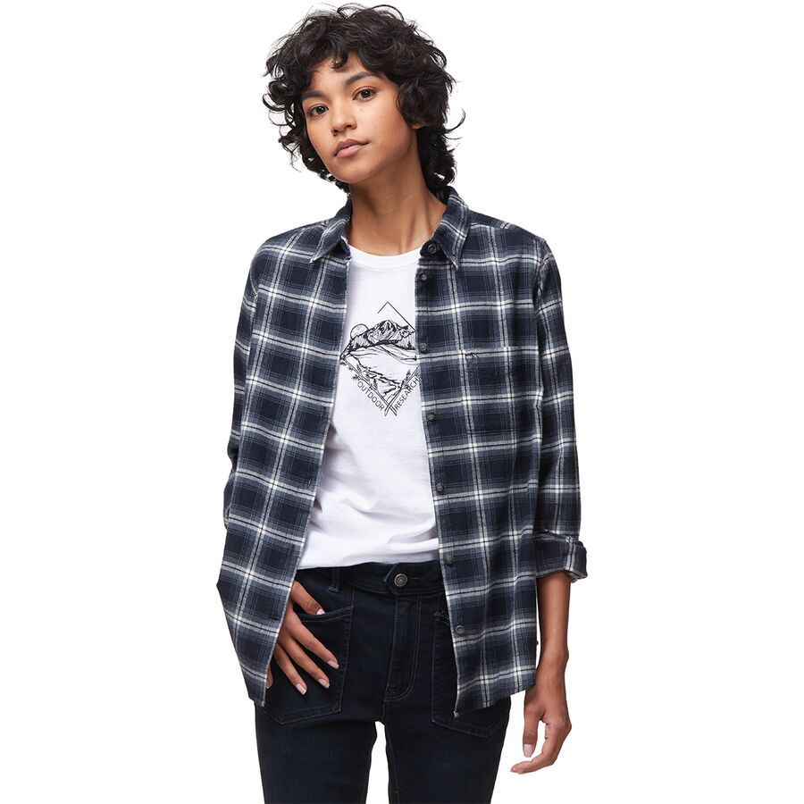 売れ筋商品|||フェールラーベン カットソー トップス レディース Ovik Flannel Long-Sleeve Shirt - Women's Dark Navy Fjallraven Ovik Flannel Long-Sleeve Shirt - Women's - Clothing