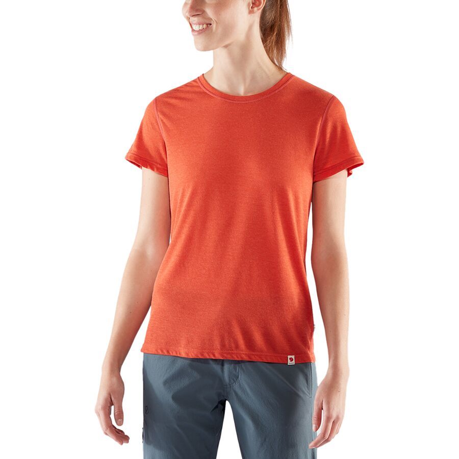 売れ筋商品|||フェールラーベン カットソー トップス レディース High Coast Lite T-Shirt - Women's Rowan Red Fjallraven High Coast Lite T-Shirt - Women's - Clothing