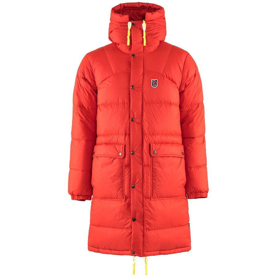 mens long down jacket