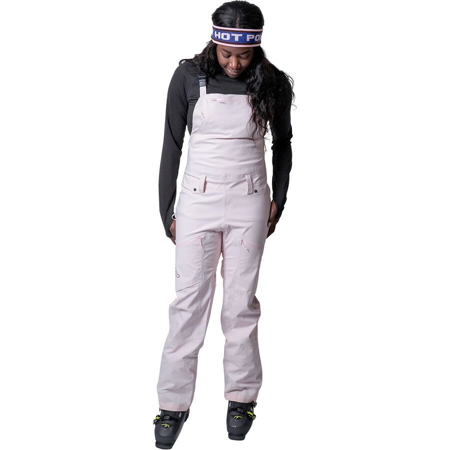 white snow pants overalls