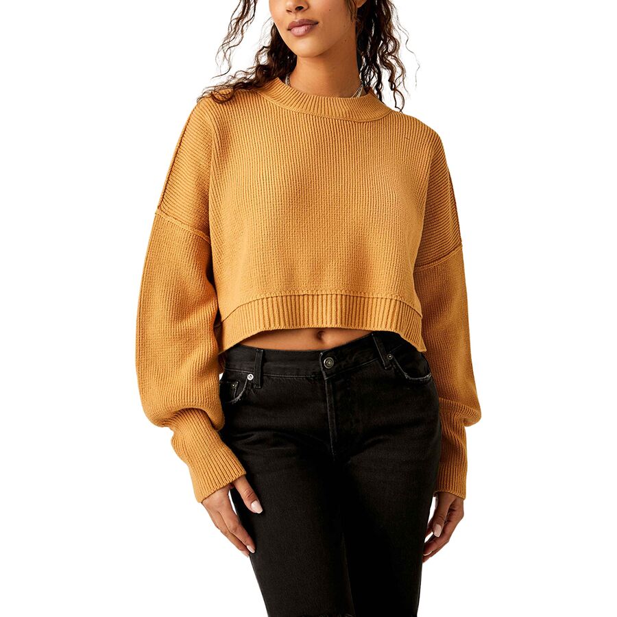 Free People Easy Street Crop Pullover Women s Clothing