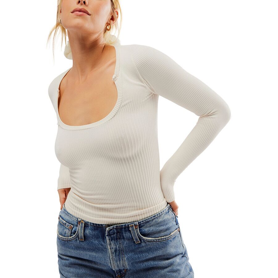 フリーピープル Free People Clean Slate Smls Layering レディース シャツ トップス Black Free People x Intimately FP Clean Slate Seamless Layering