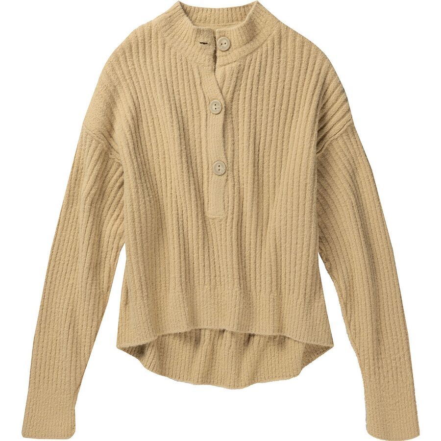 Free People Cocoa Henley Sweater - Women's - Clothing