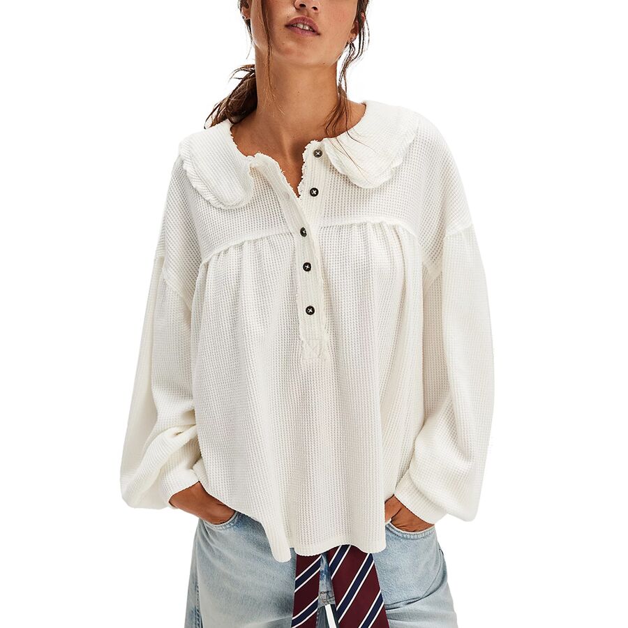 Free People Queen Of Hearts Thermal Top - Women display picture 1