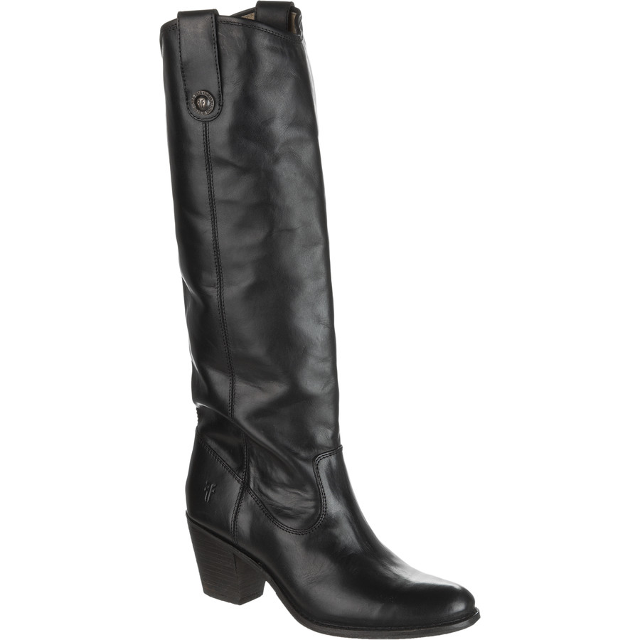FRYE Stivali Donna Jackie Button In Pelle, Alti Al Ginocchio, Stile Western Con Tacco - 2