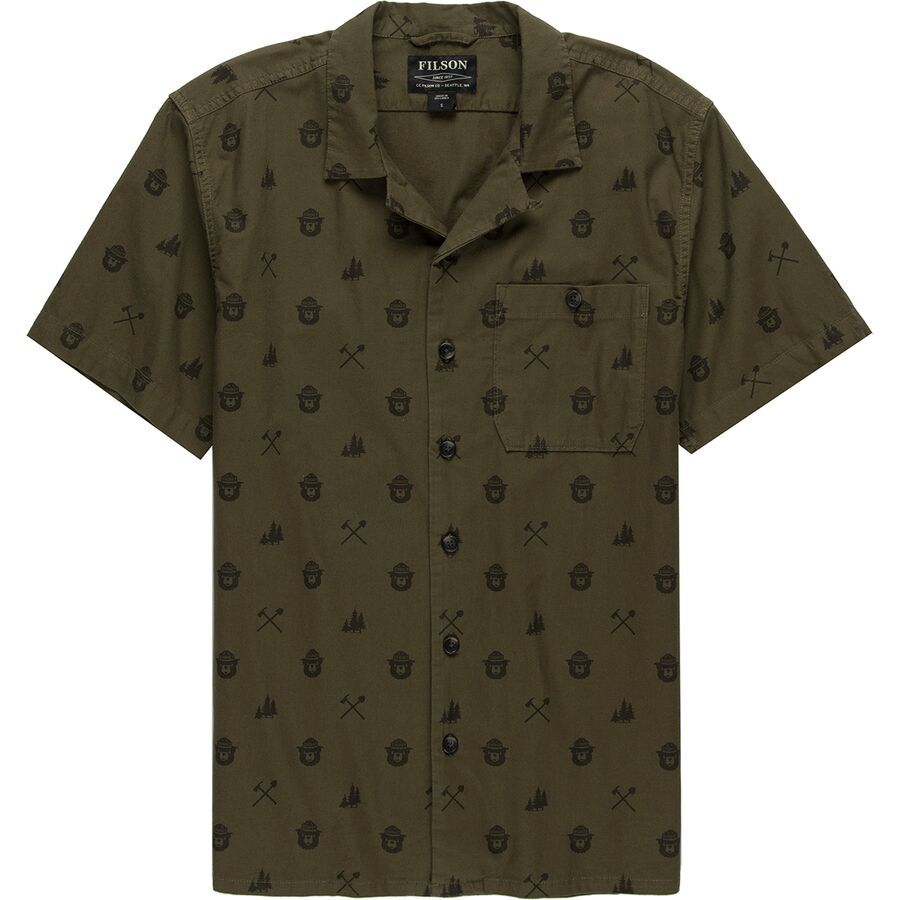 Filson Smokey the Bear Camp Shirt US:XS JP:S フィルソン　スモーキー　ザ　ベア　キャンプ　シャツ　Marsh Olive TWI.jpg