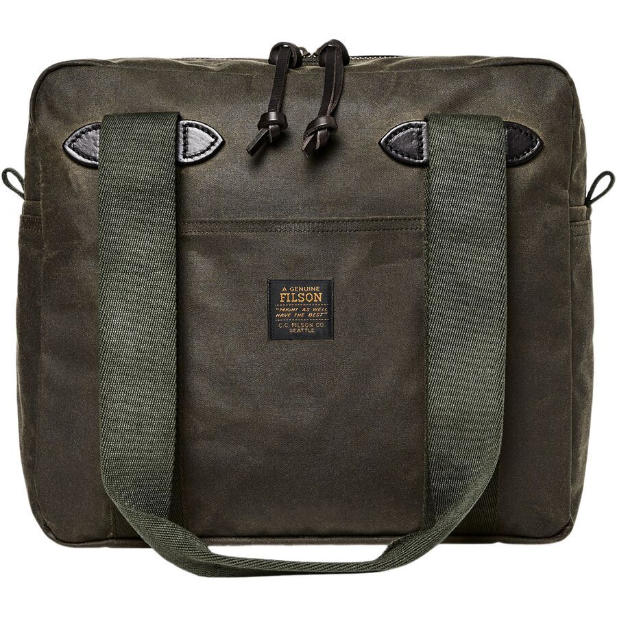 Filson Tin Cloth Tote Bag + Zipper - Accessories