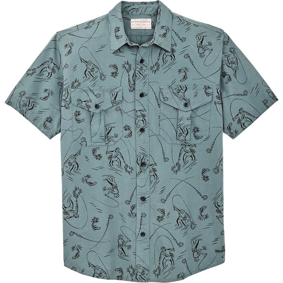 シャツ Filson S/S LT WT ALASKAN GUIDE SHIRT BLGRFLFI.jpg