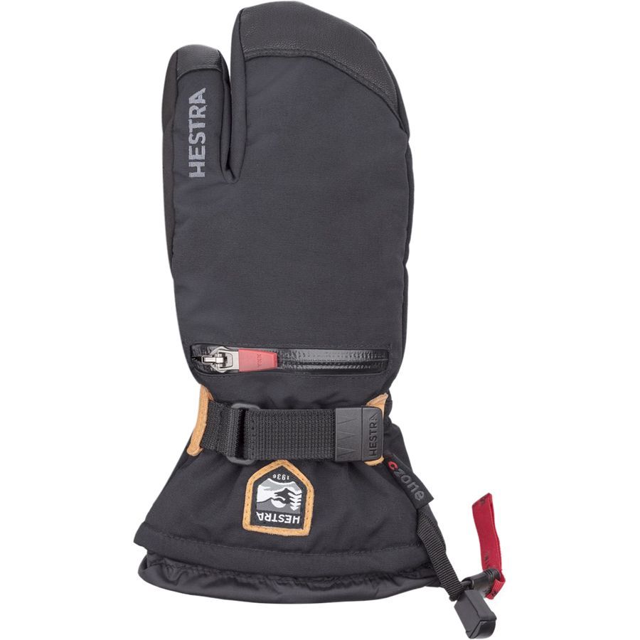 HESTRA ALL Mountain Czone 3-finger サイズ ７ CZone Mountain - 3 finger - Black | Hestra Gloves