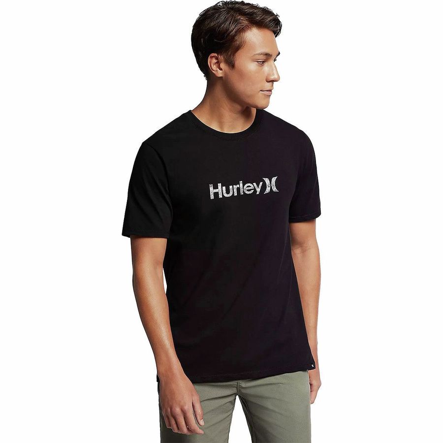 Hurley Mens One and Only Push Through Tee Hurley Mens One and Only Push Through Tee